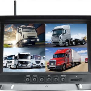 Dashcam 2nd GEN 9" Quad Screen Digital Wireless LCD with DVR (no cameras)