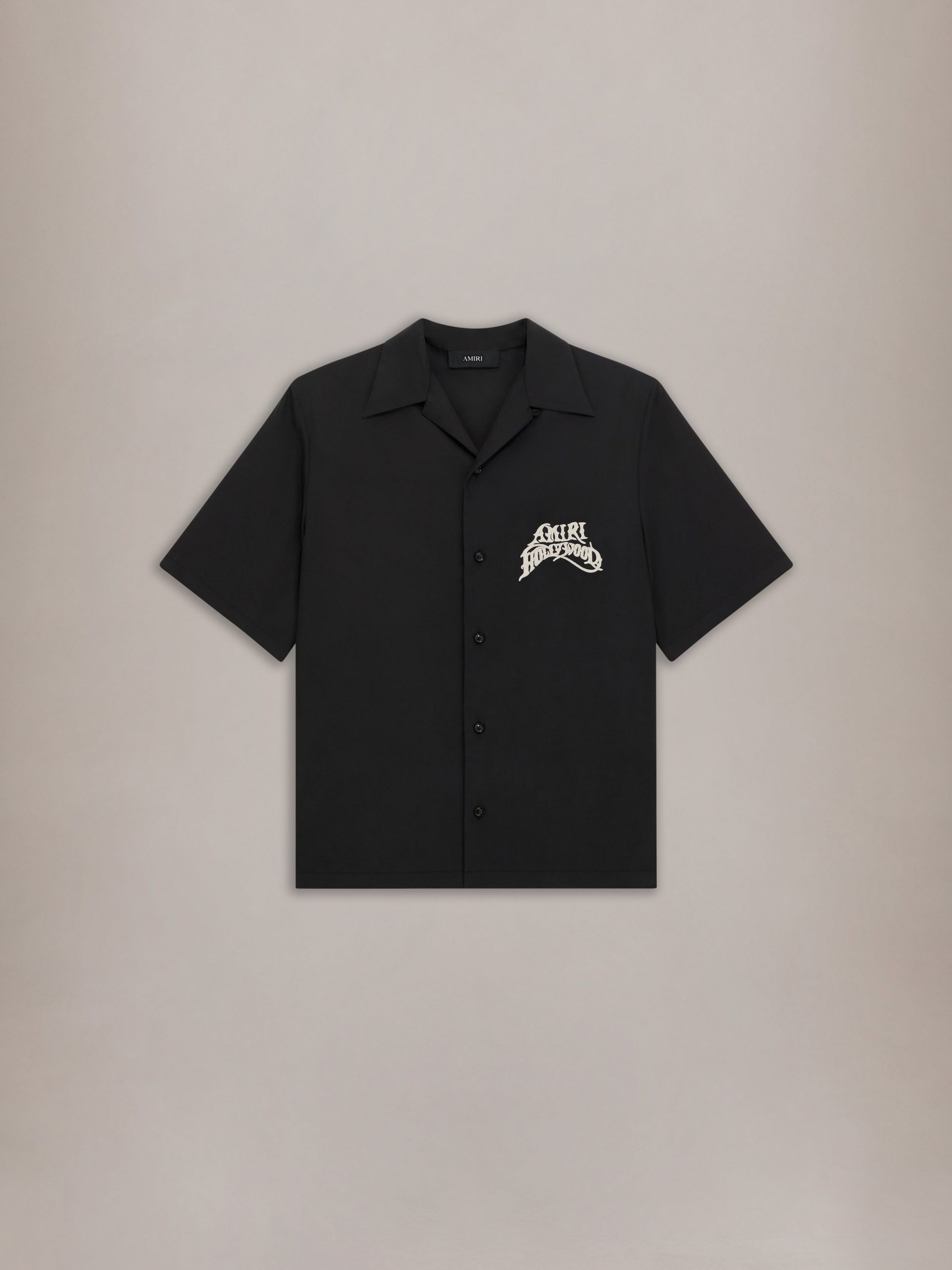 AMIRI HOLLYWOOD CAMP SHIRT - Black