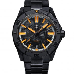 Zelos Swordfish 40mm SS DLC Meteorite