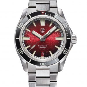 Zelos Swordfish 40mm SS 'Crimson Red'