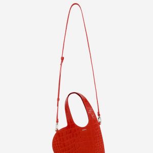 Coperni Mini Heart Tote Croco