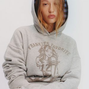 Frankies Bikinis Ventura Brushed Terry Hoodie - Cheer Team