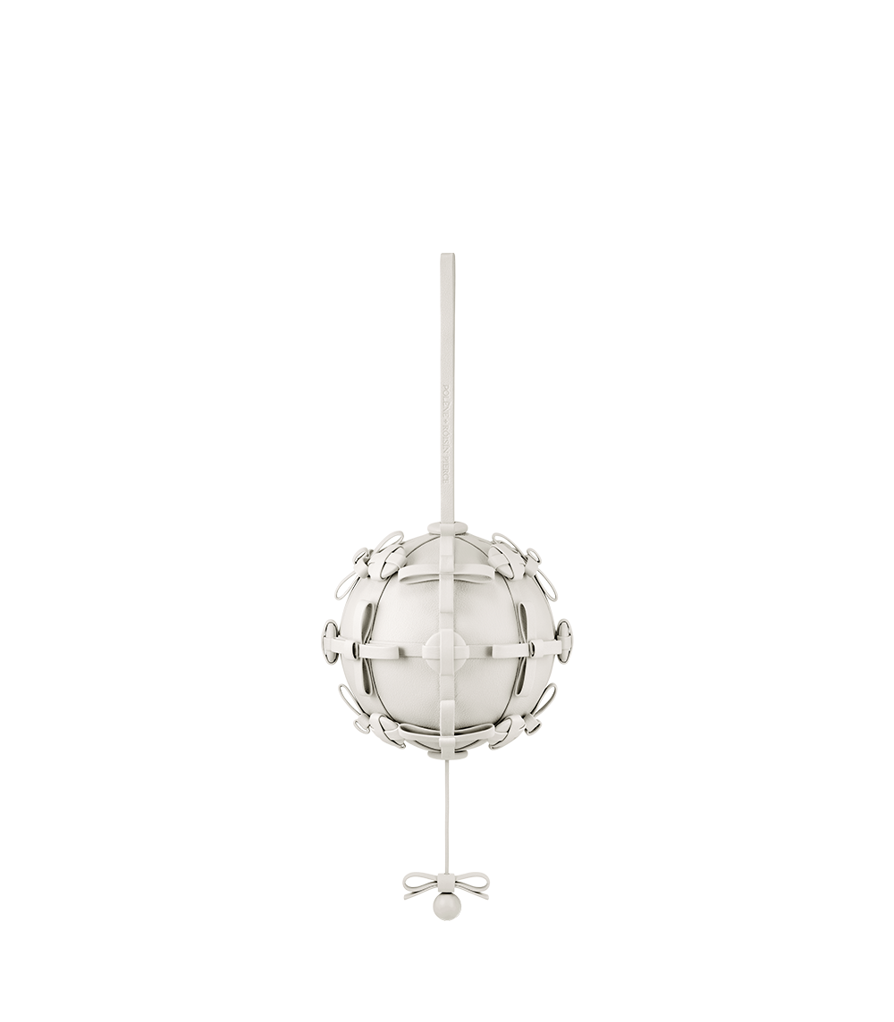 Polene Paris Button Bow Sphere - Porcelaine