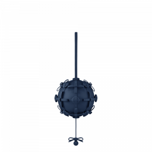 Polene Paris Button Bow Sphere - Encre