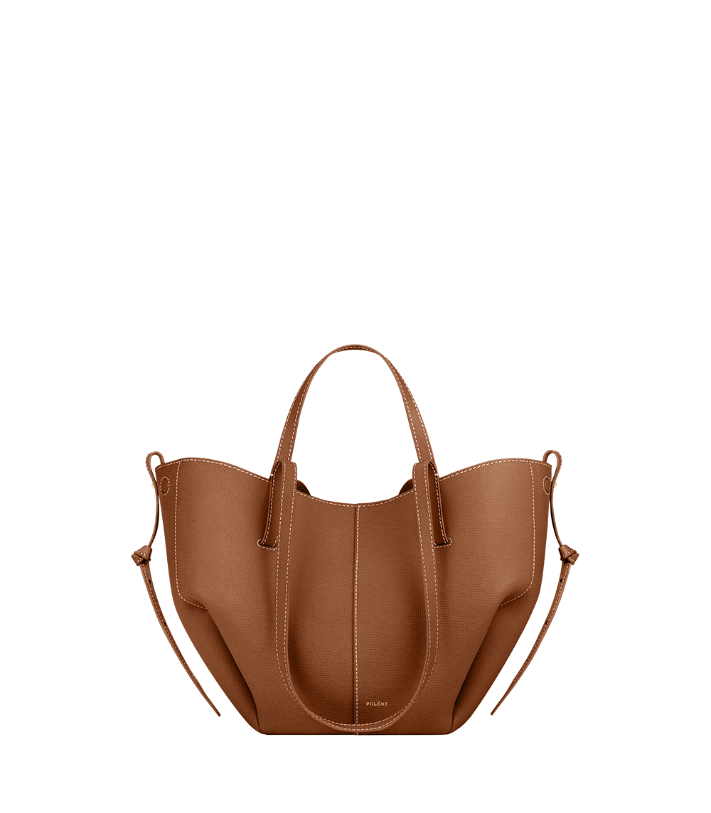 Polene Paris Cyme Mini - Camel Grainé
