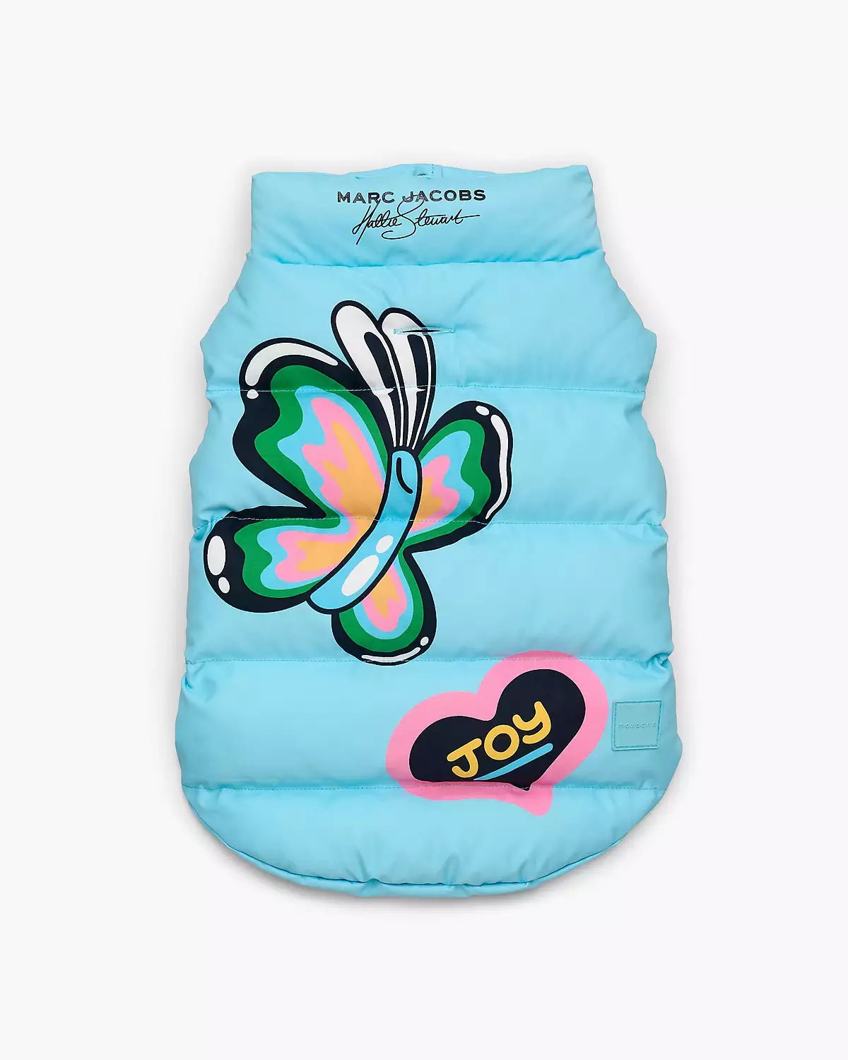 Max Bone Hattie Stewart x Marc Jacobs x maxbone Light Blue Puffer Vest
