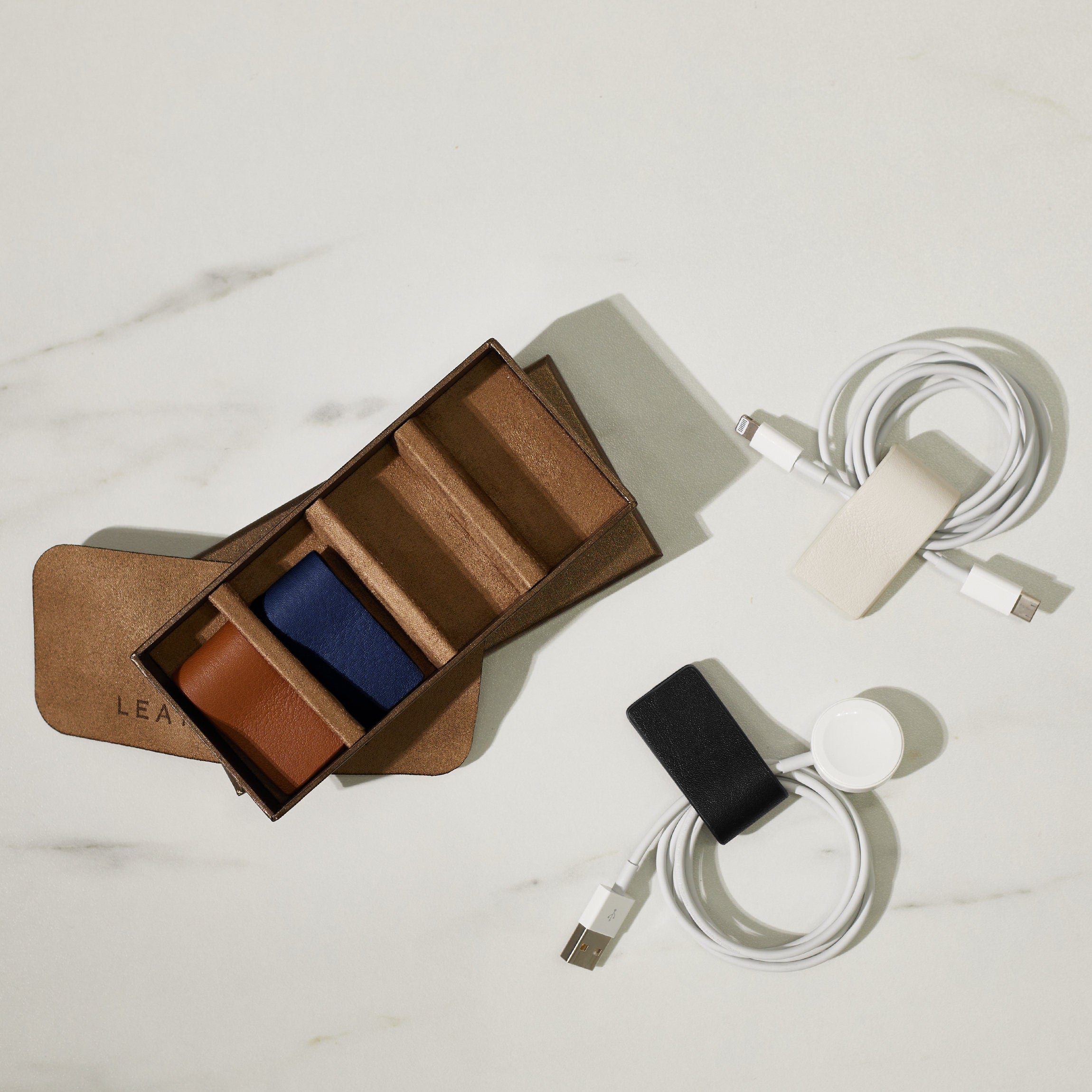 Leatherology Small Cord Wrap Set Neutral