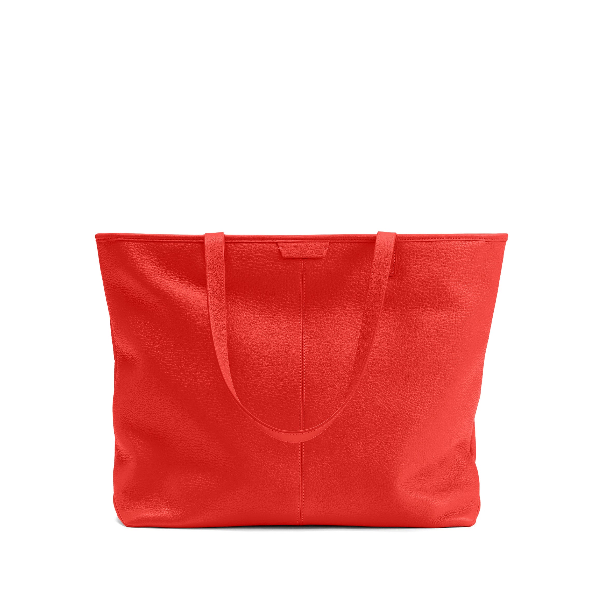 Leatherology Large Zippered Downtown Tote Buoy Red