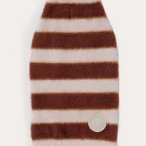Max Bone Striped Fuzzy Jumper