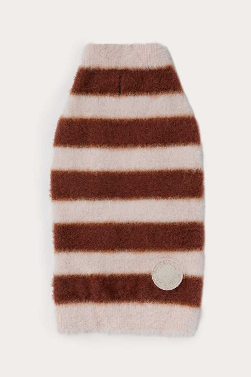 Max Bone Striped Fuzzy Jumper