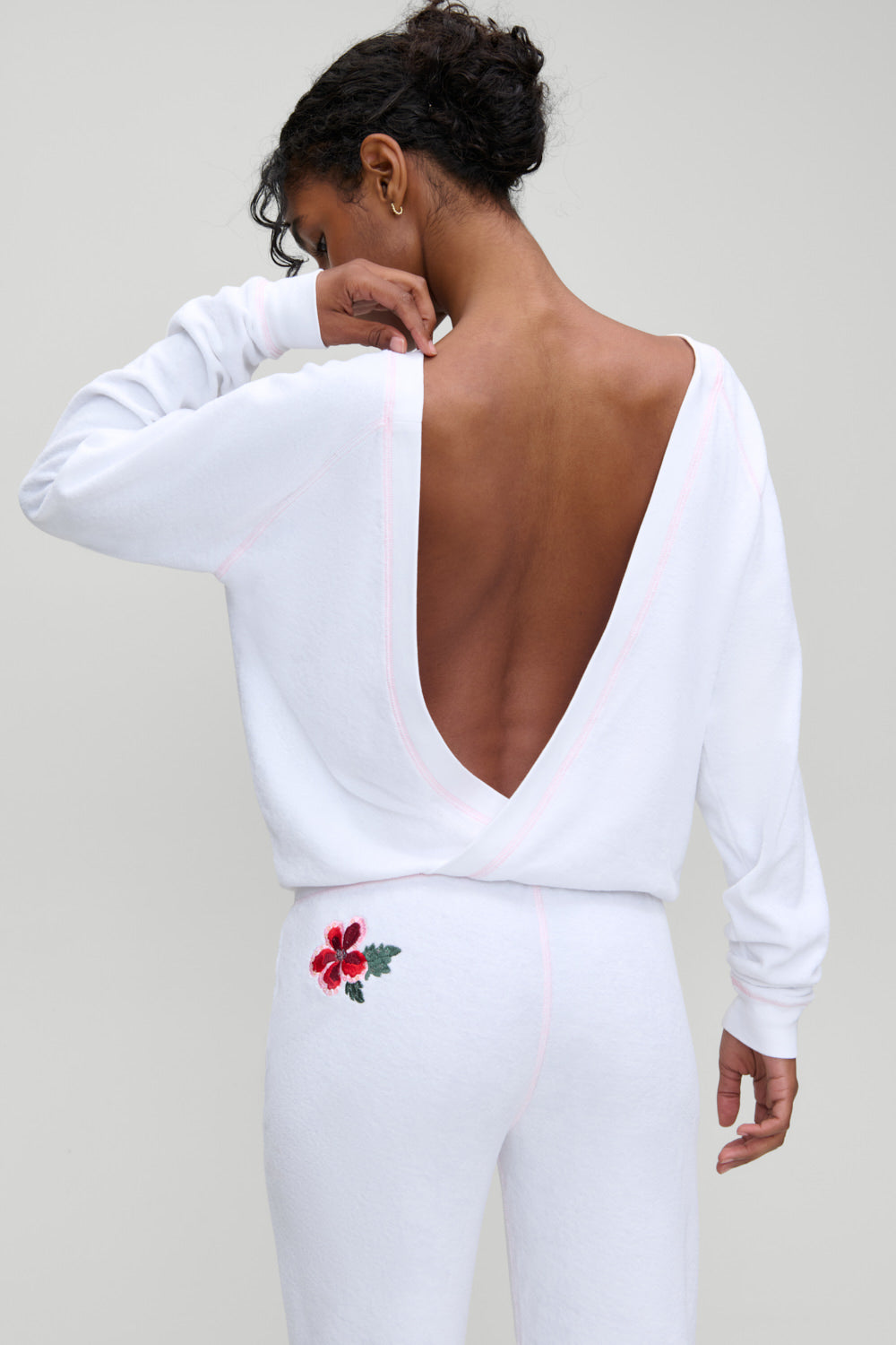 Frankies Bikinis x Devon Lee Carlson Robertson Terry Sweatshirt - Beverly