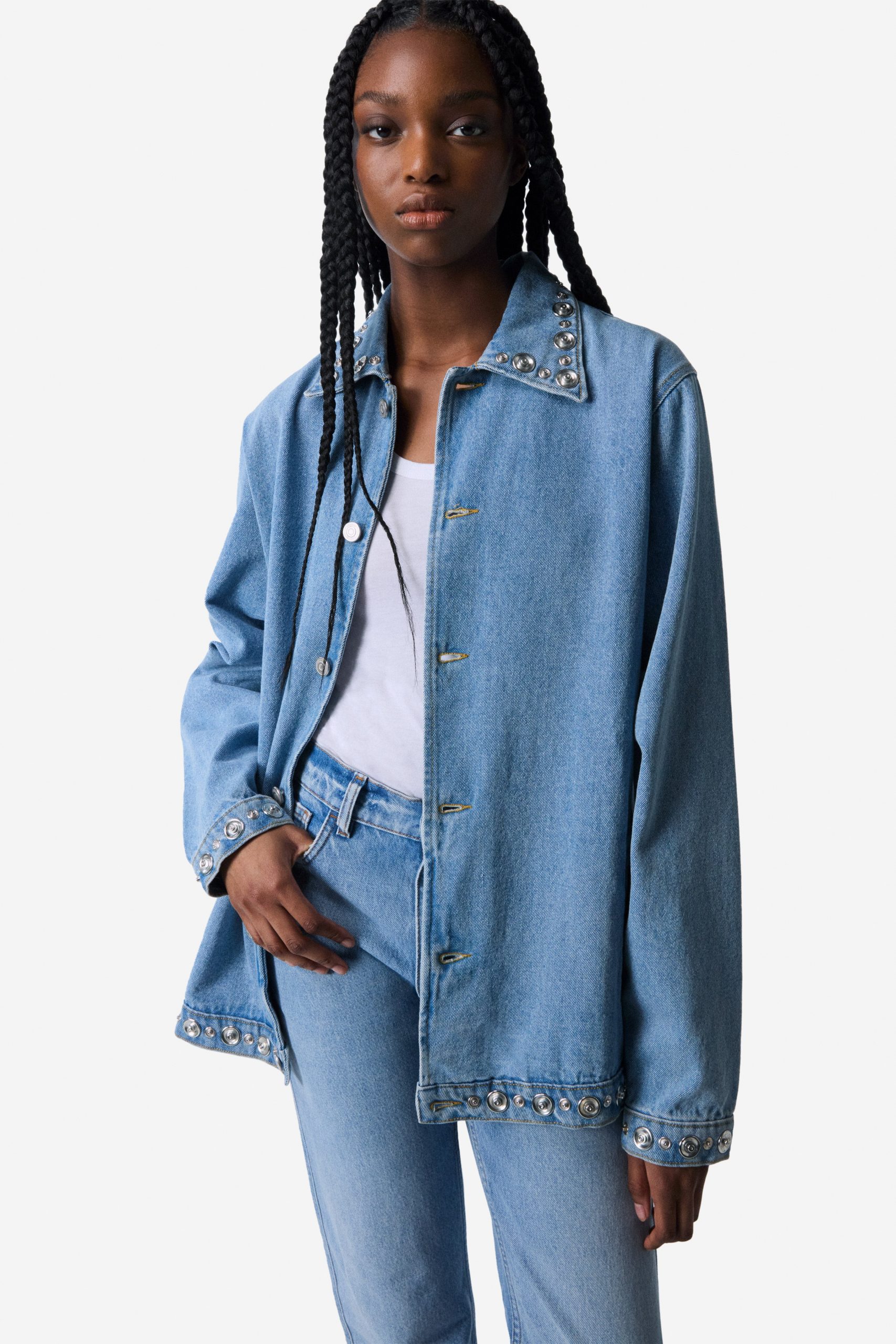 Coperni Studded Denim Jacket