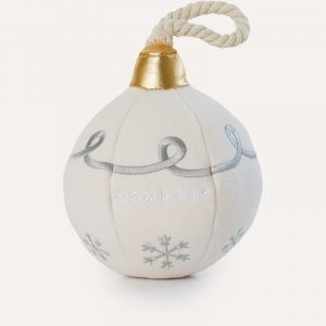 Max Bone Holiday Ornament Plush Toy