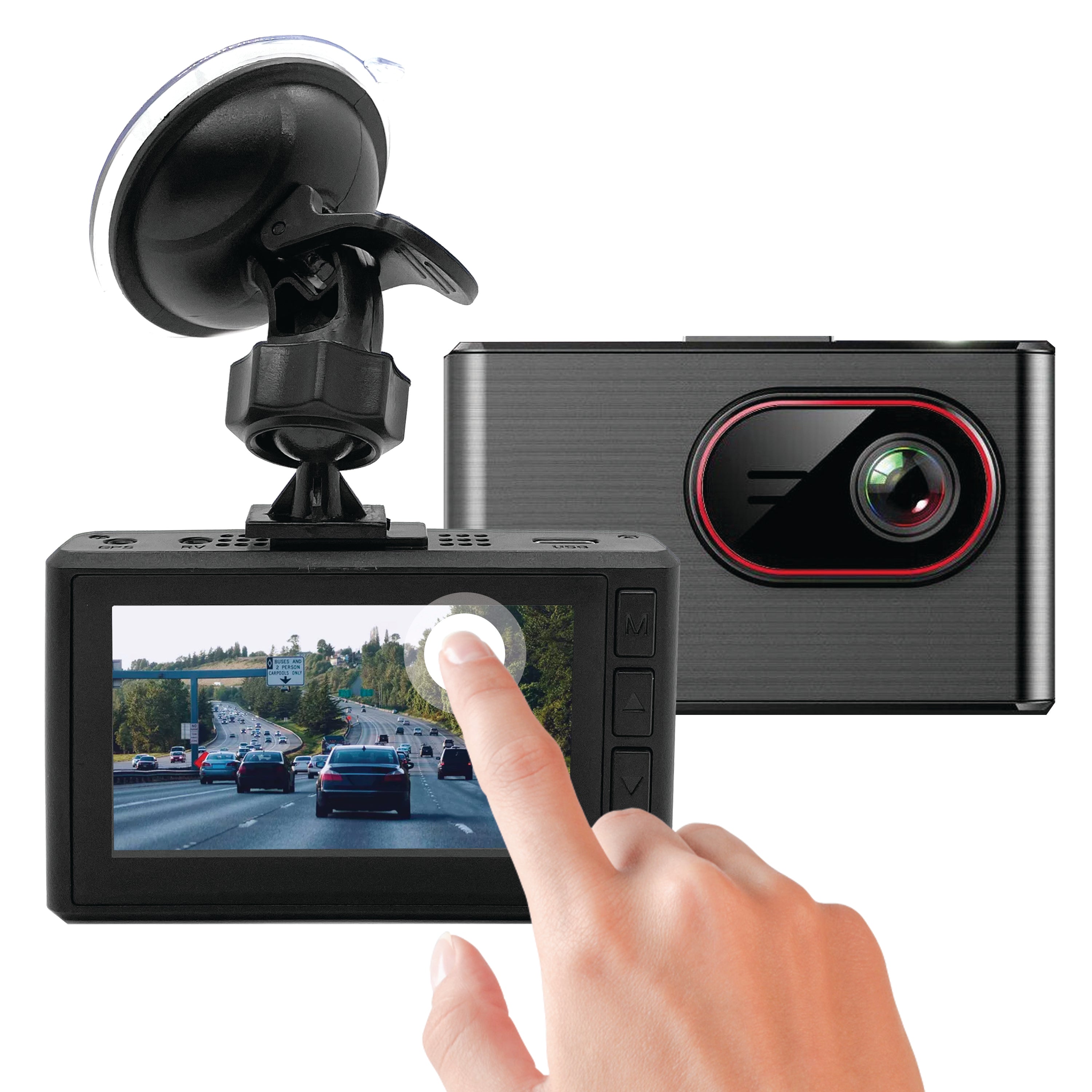 Dashcam 2nd Gen 2K Pinnacle Touch Screen WIFI GPS Dash Cam