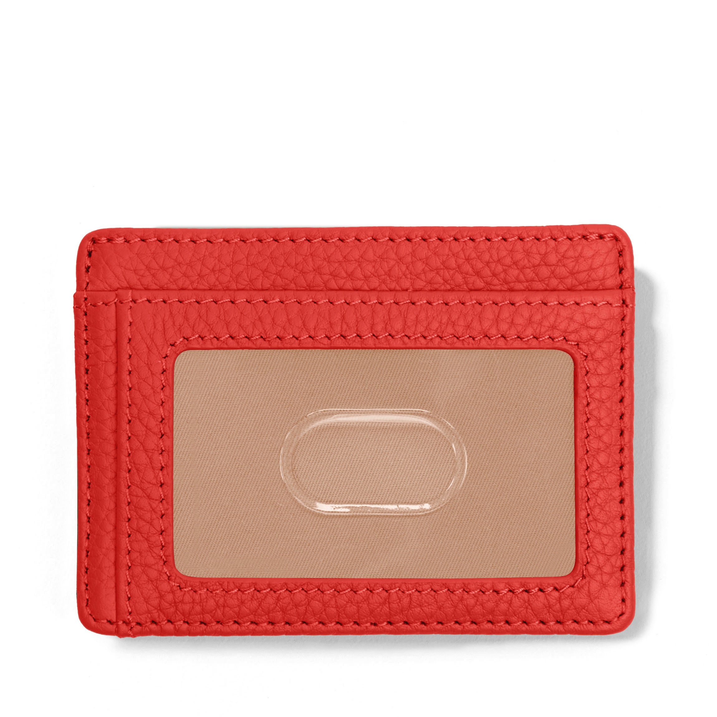 Leatherology Slim ID Card Case Buoy Red