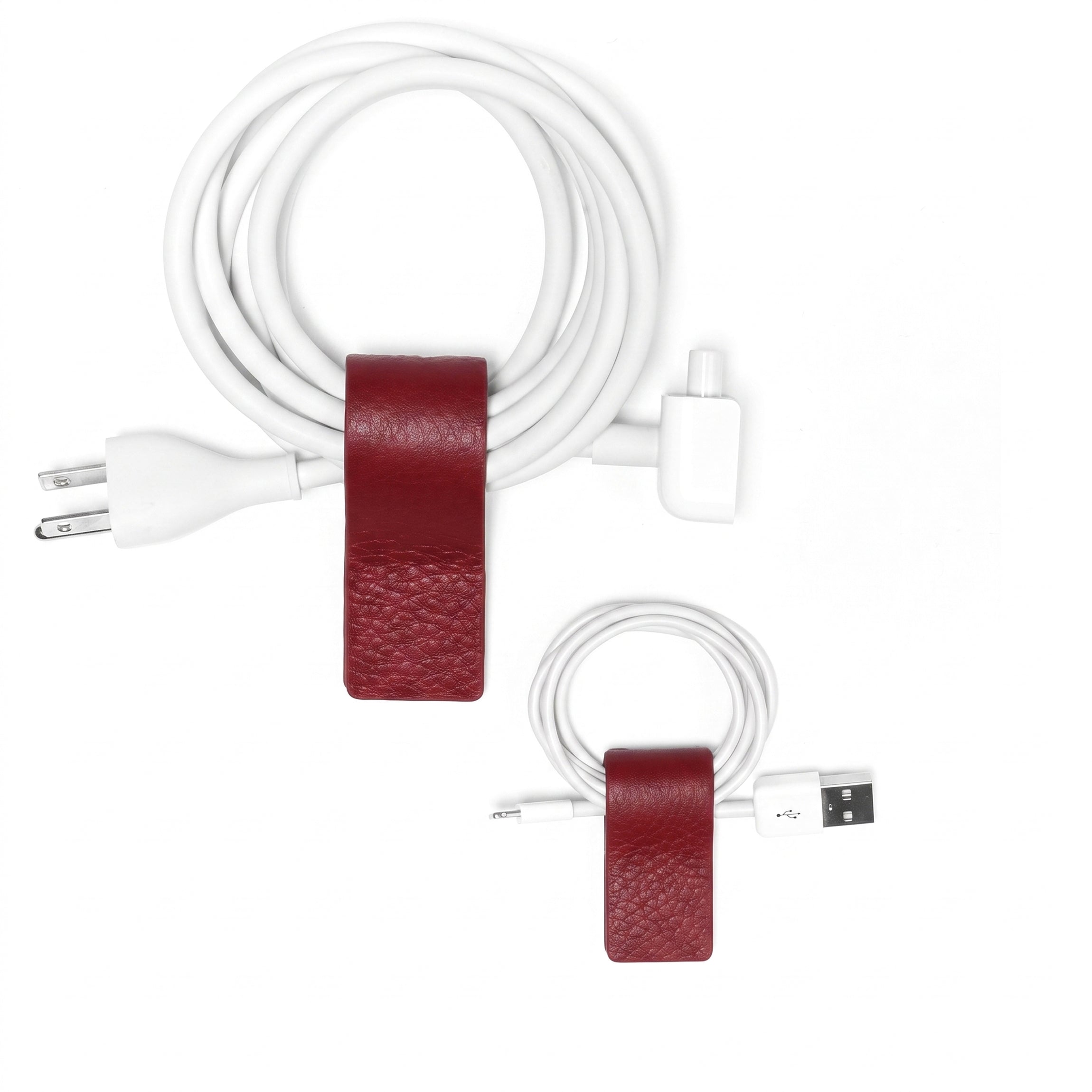 Leatherology Cord Wrap Set Garnet Red