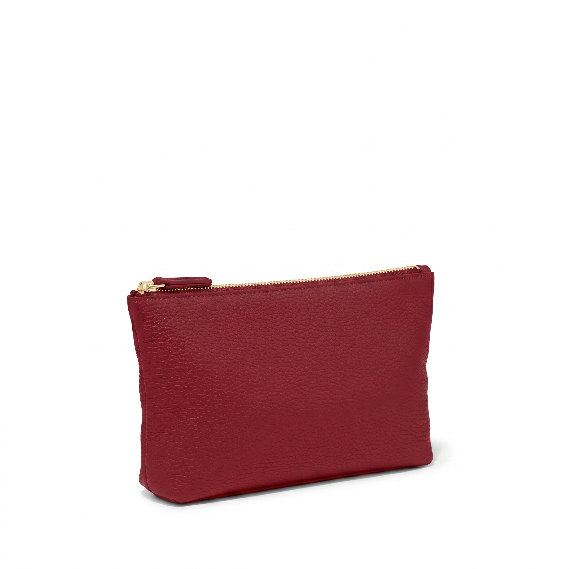 Leatherology Small Accessories Pouch Garnet Red