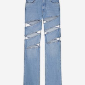 Coperni Spiral Denim Pants