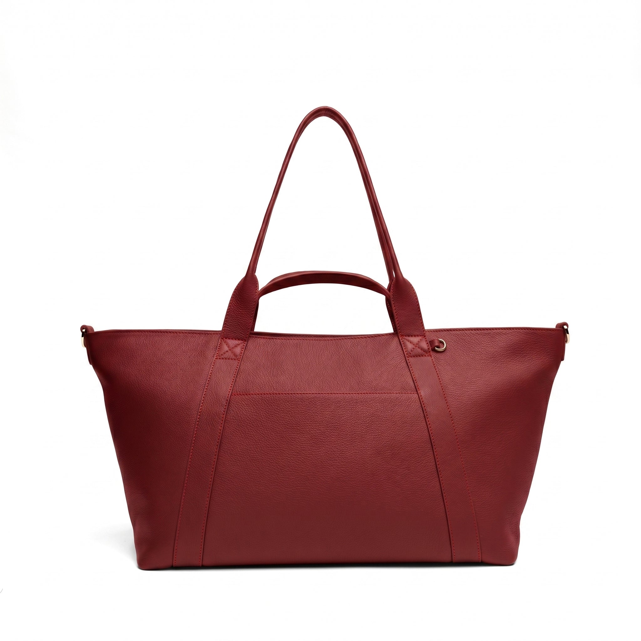 Leatherology Transit Small Travel Tote Garnet Red