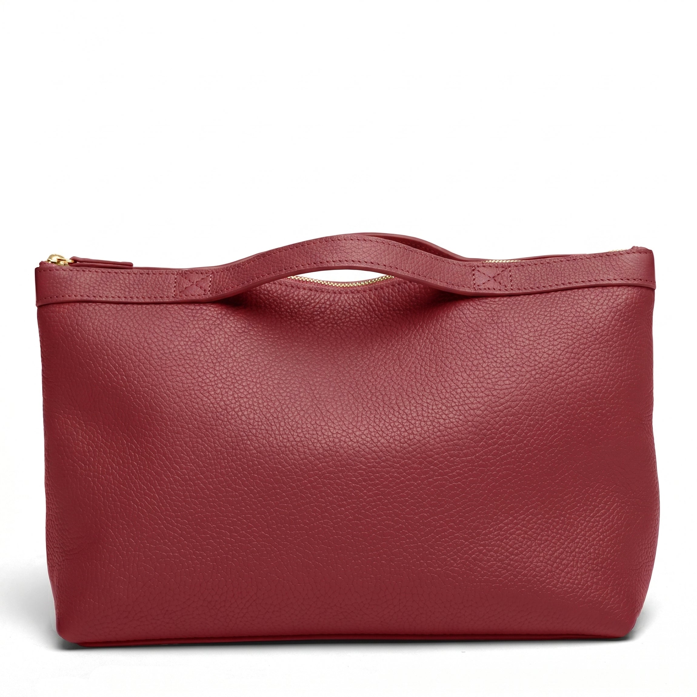 Leatherology XL Accessories Pouch Garnet Red