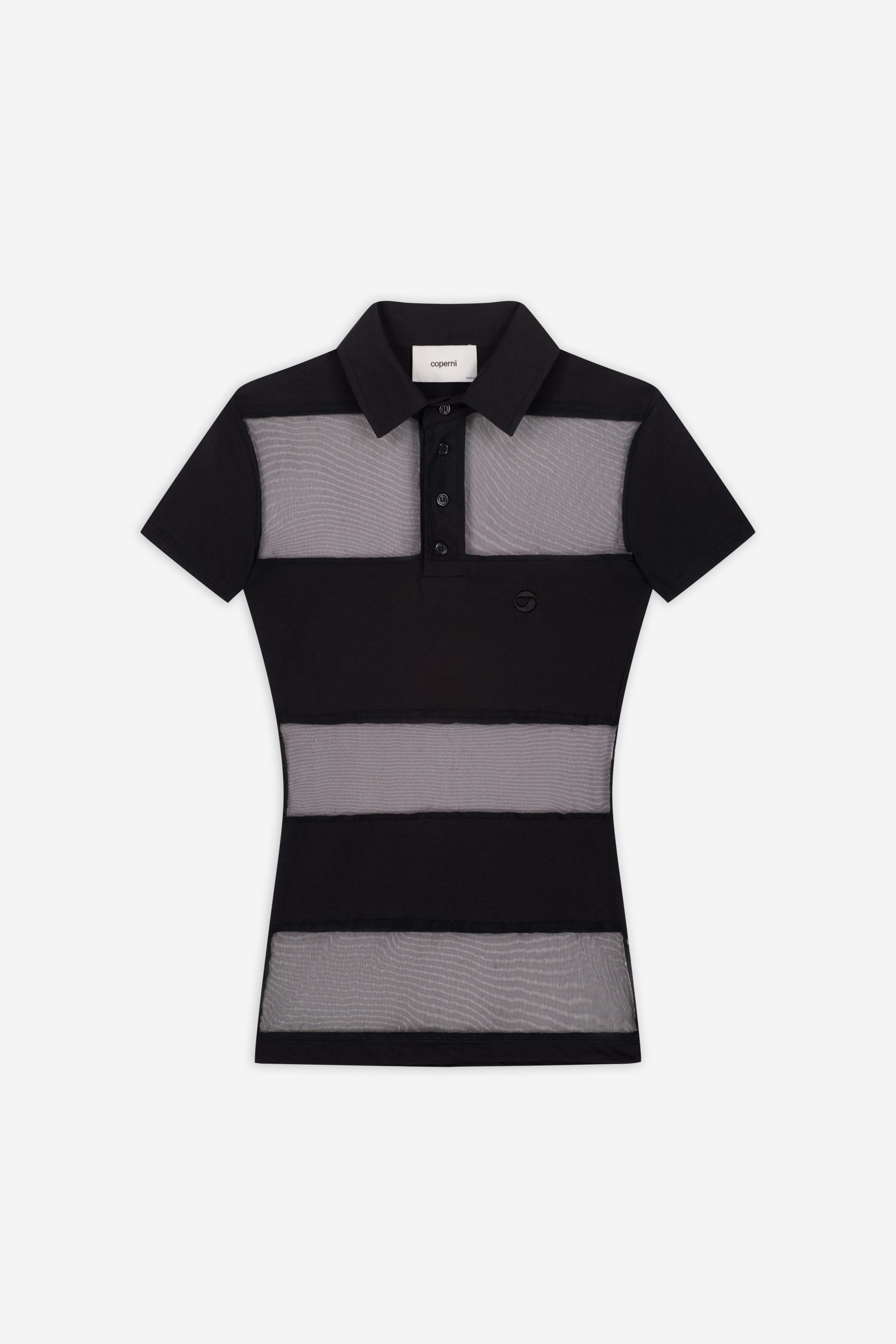 Coperni Sheer Striped Polo