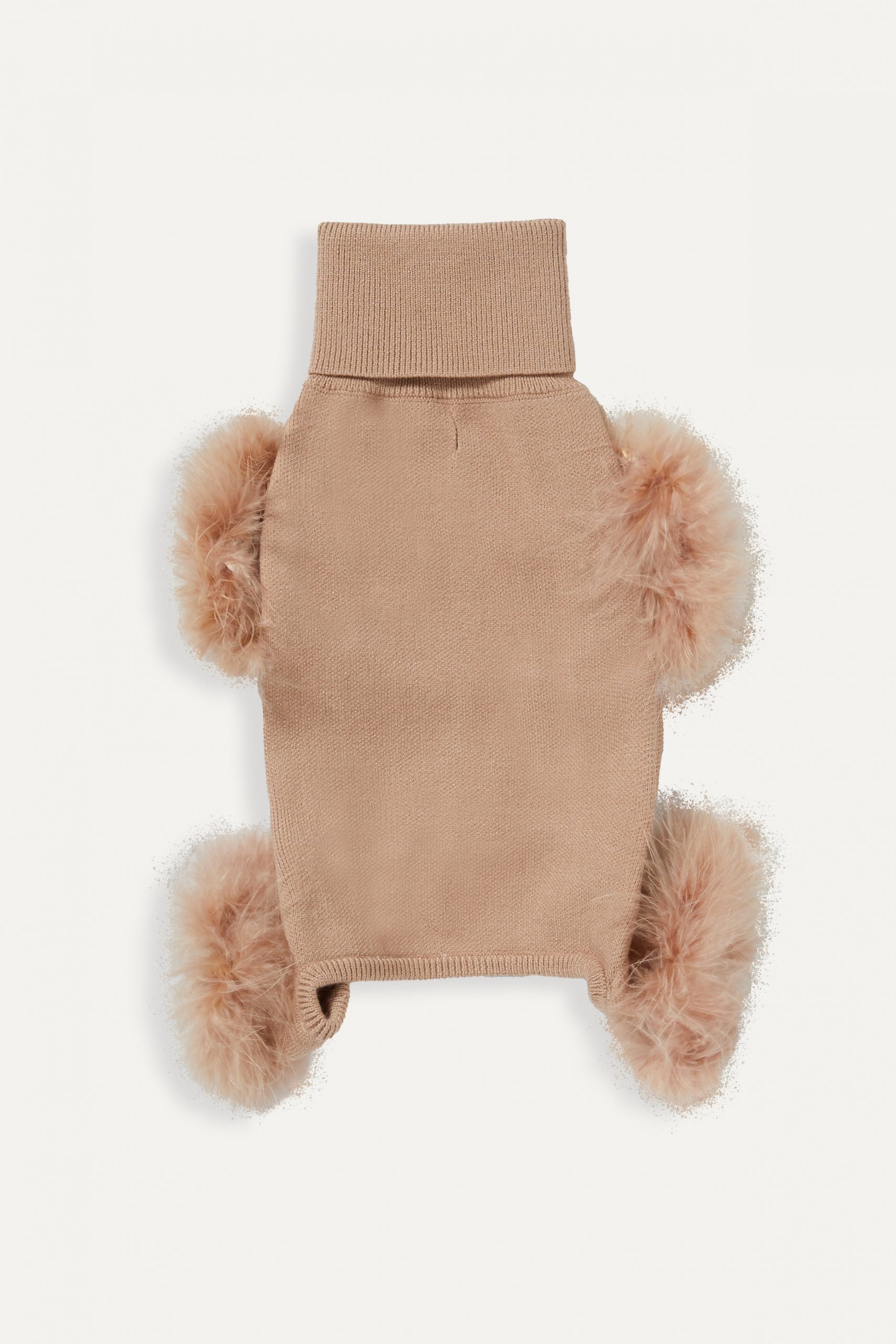 Max Bone Feather Knit Onesie