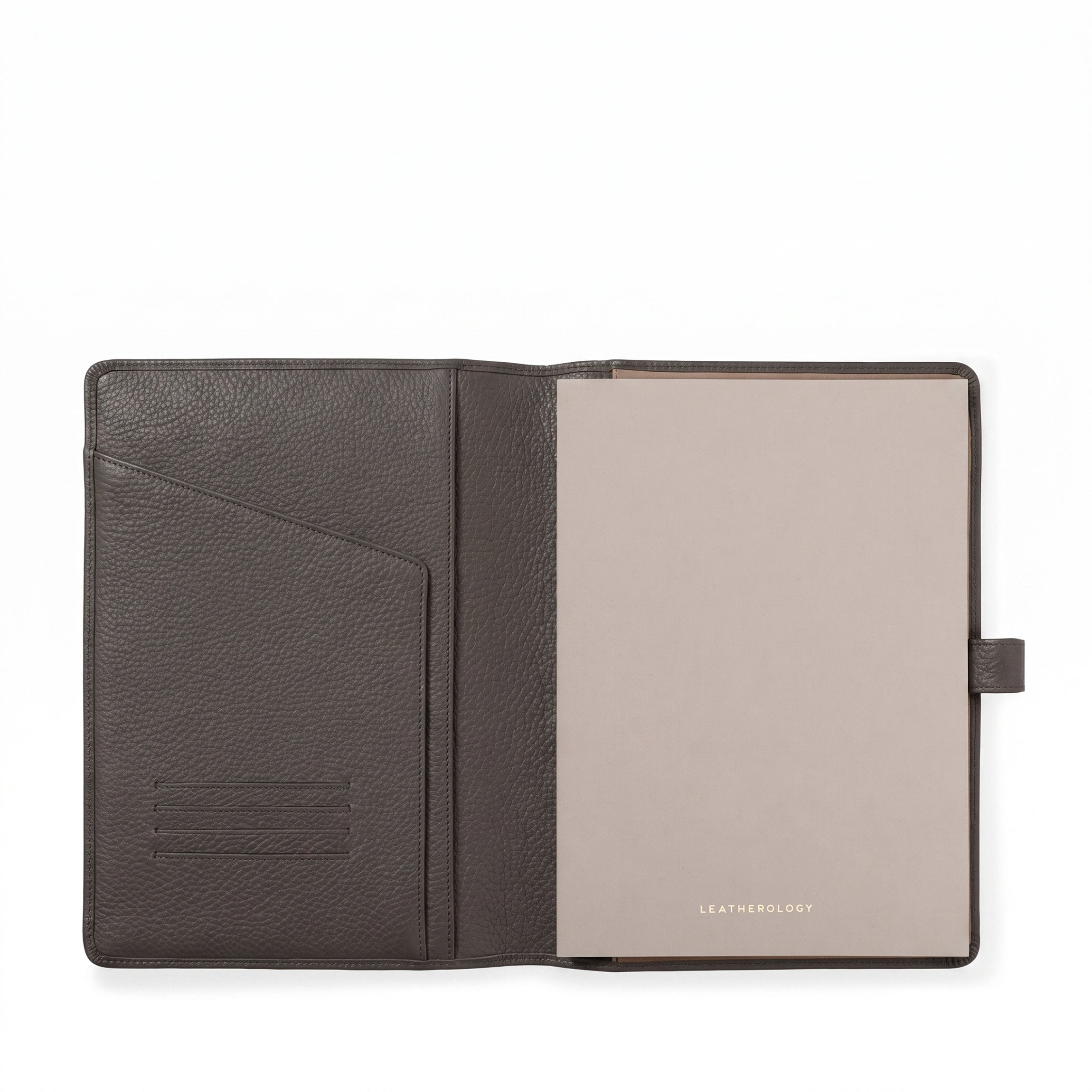 Leatherology B5 Composition Snap Journal Driftwood