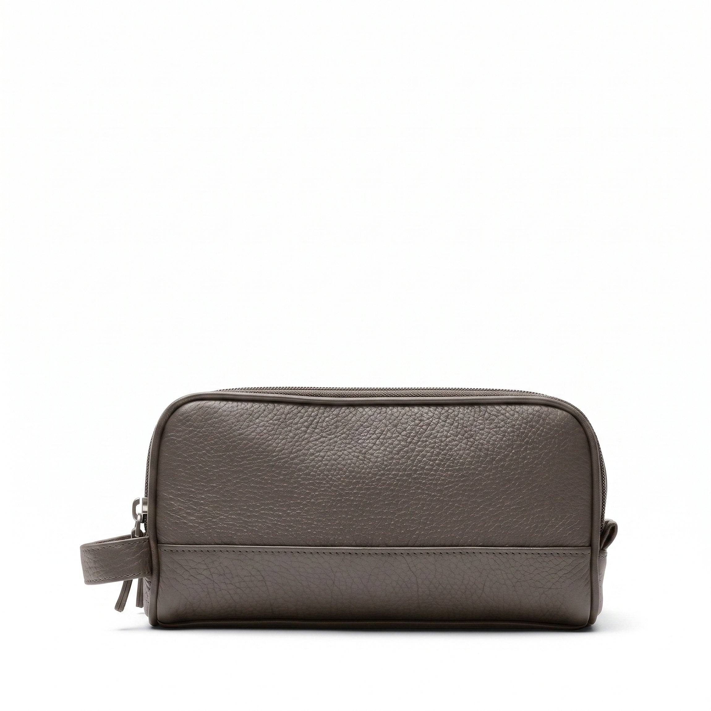 Leatherology Small Double Zip Toiletry Bag Driftwood