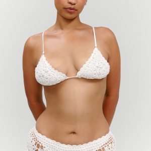 Frankies Bikinis x Paige Lorenze Shelly Crochet Swim Skirt - Marry Me