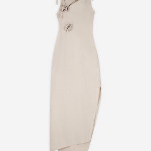Coperni Linen Flower Gown
