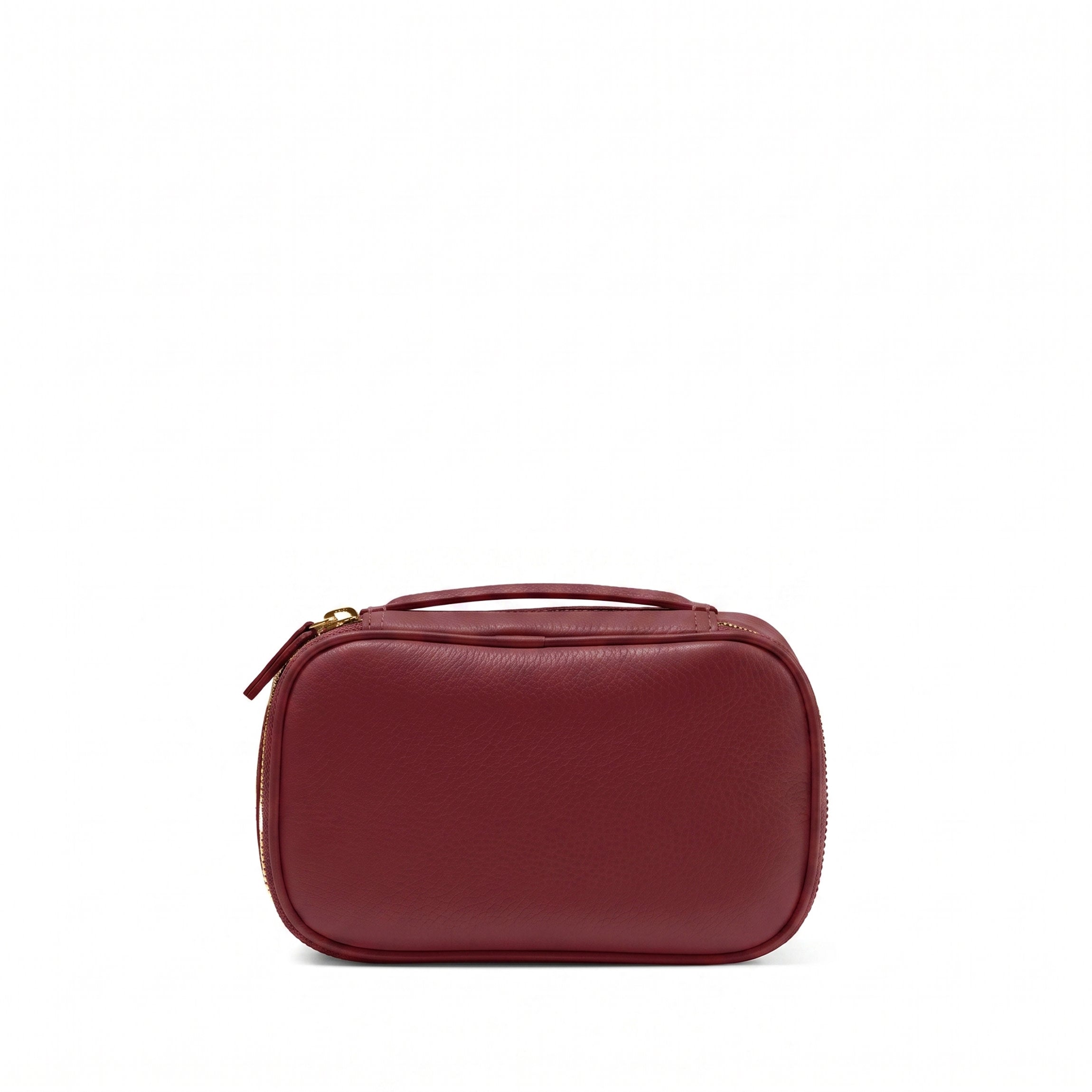 Leatherology Small Tech Bag Organizer Garnet Red