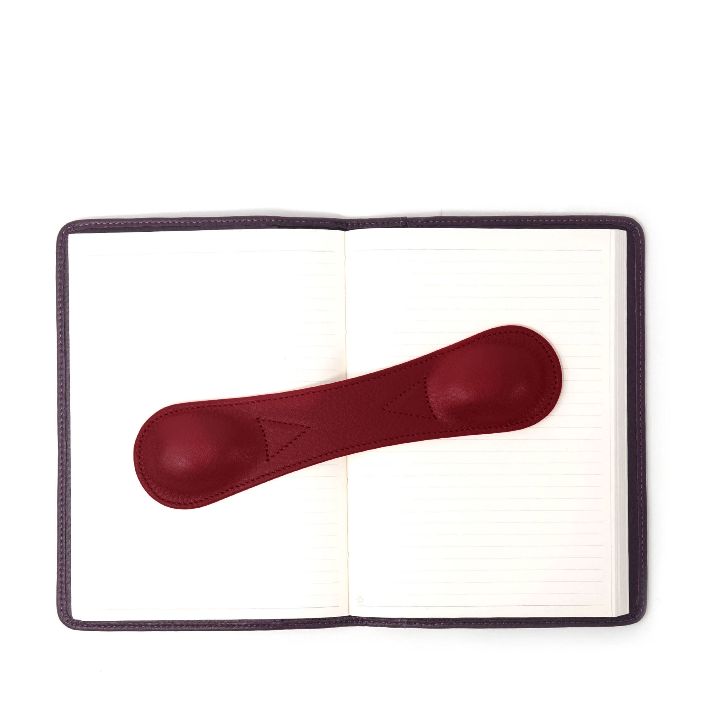 Leatherology Bookweight Garnet Red