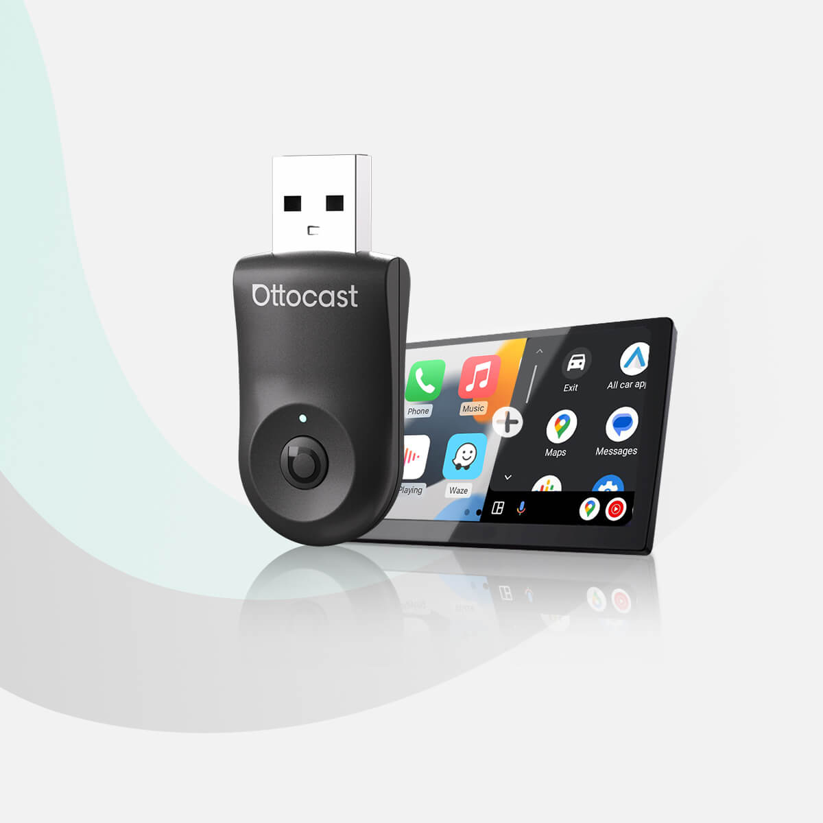 Ottocast Mini Wireless CarPlay/Android Auto Adapter