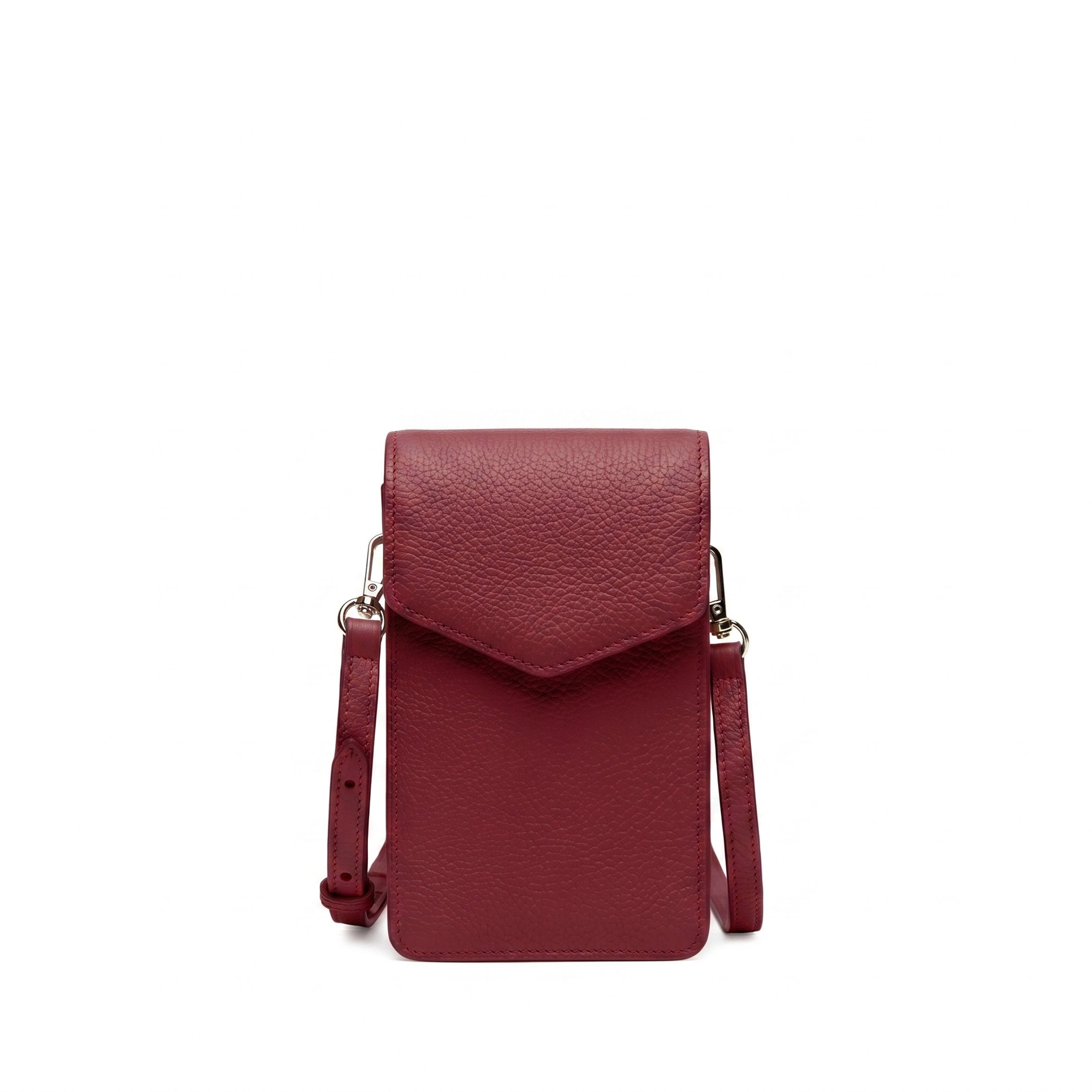 Leatherology Mini Willow Crossbody Garnet Red