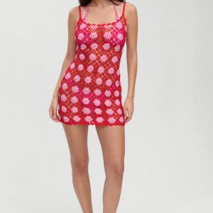 Frankies Bikinis Julie Crochet Coverup - Crochet Rose