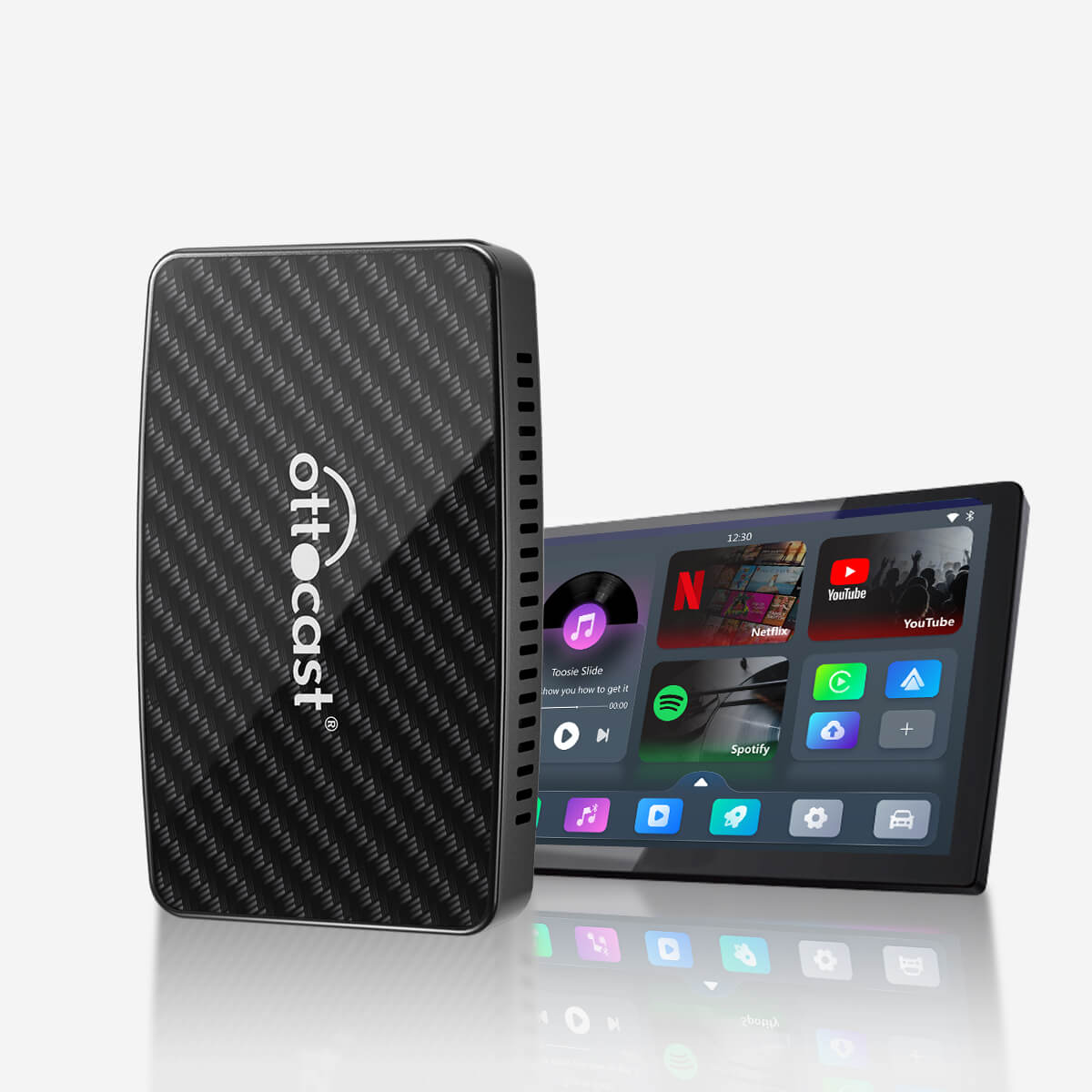 Ottocast (LIMITED STOCK) Play2Video Pro Wireless CarPlay/ Android Auto All-in-one Adapter