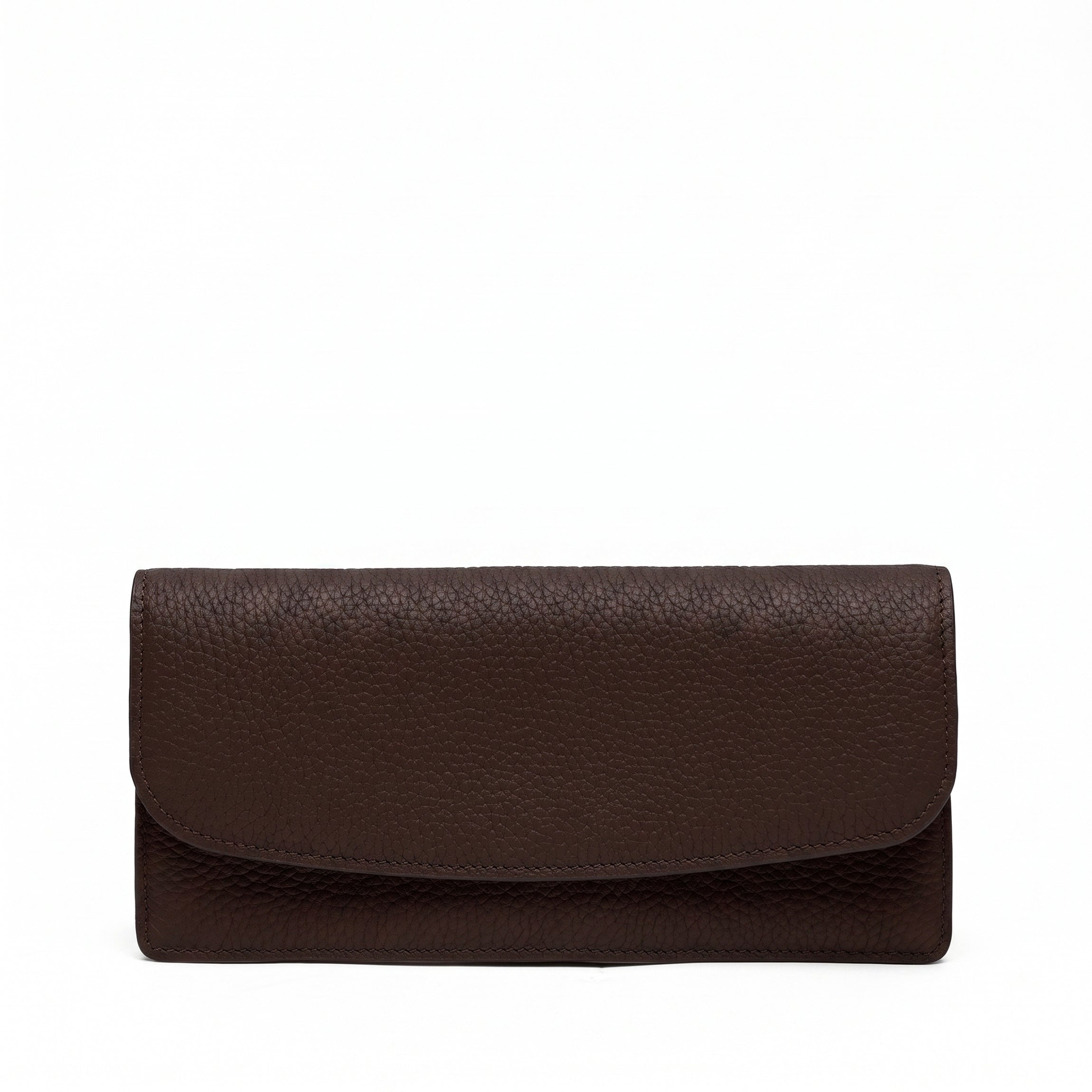 Leatherology Nina Slim Long Wallet Umber