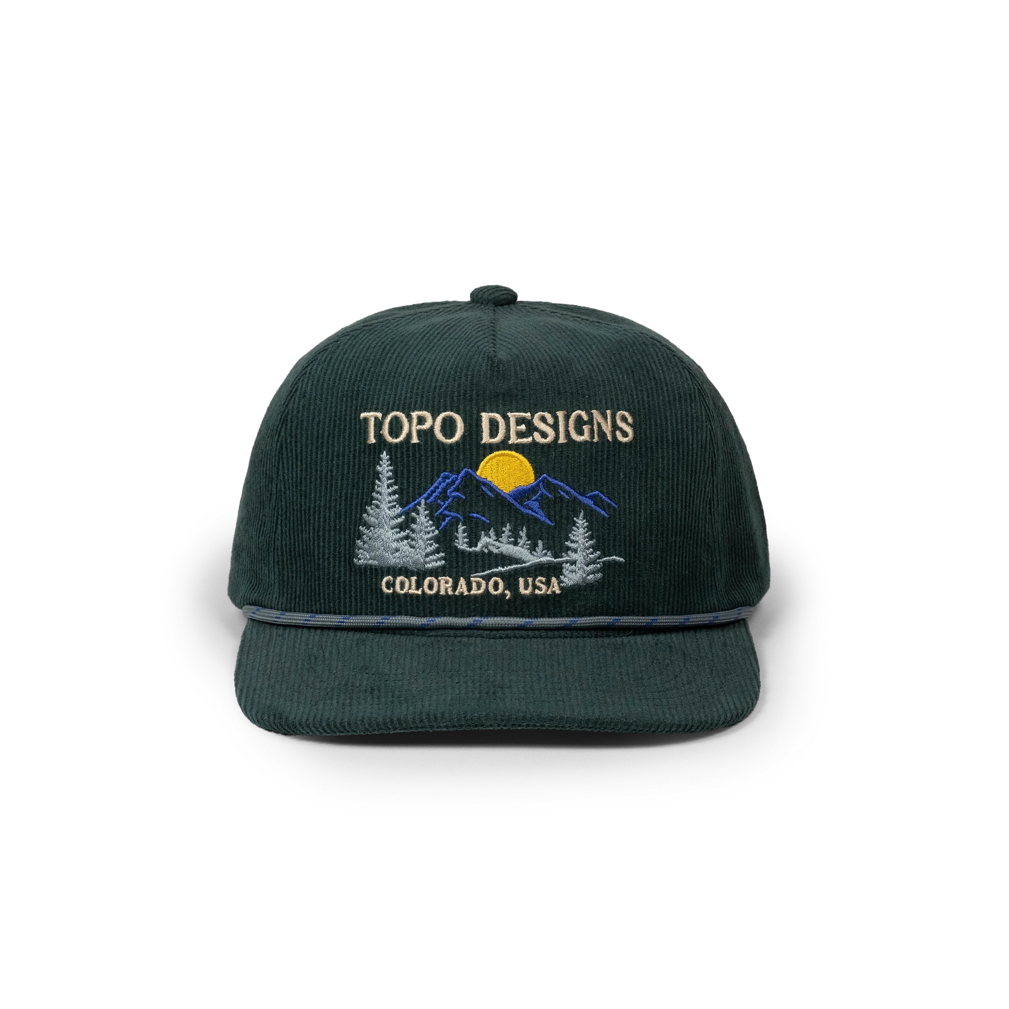 Topodesigns Corduroy Trucker Hat - Pine Ridge - Final Sale