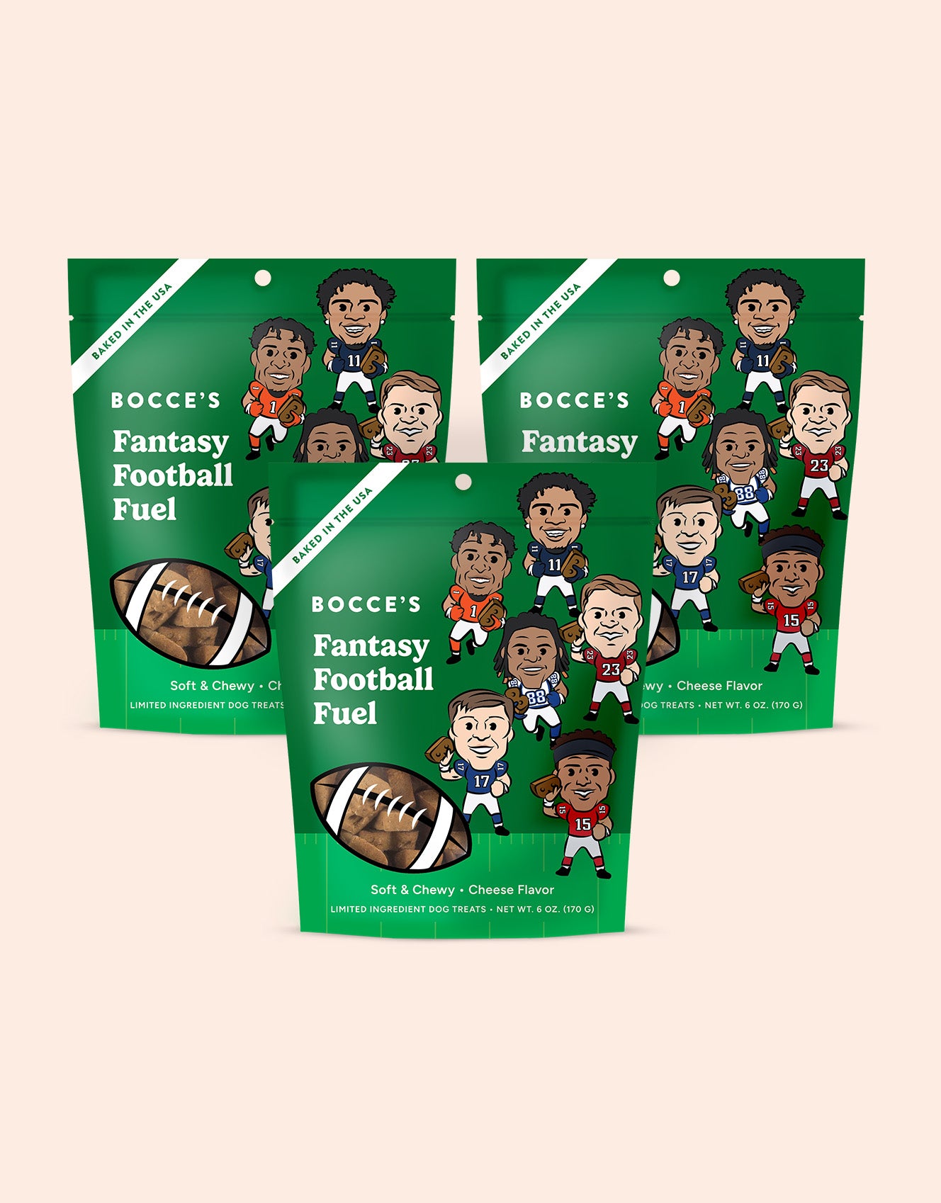 Bocce's Bakery Fantasy Football Fuel 3-pack