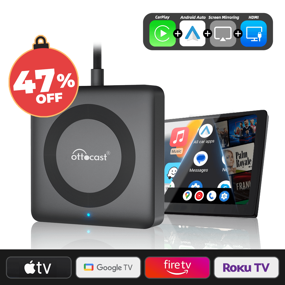 Ottocast ✨Special Promotions Save 47%✨Car TV Pro