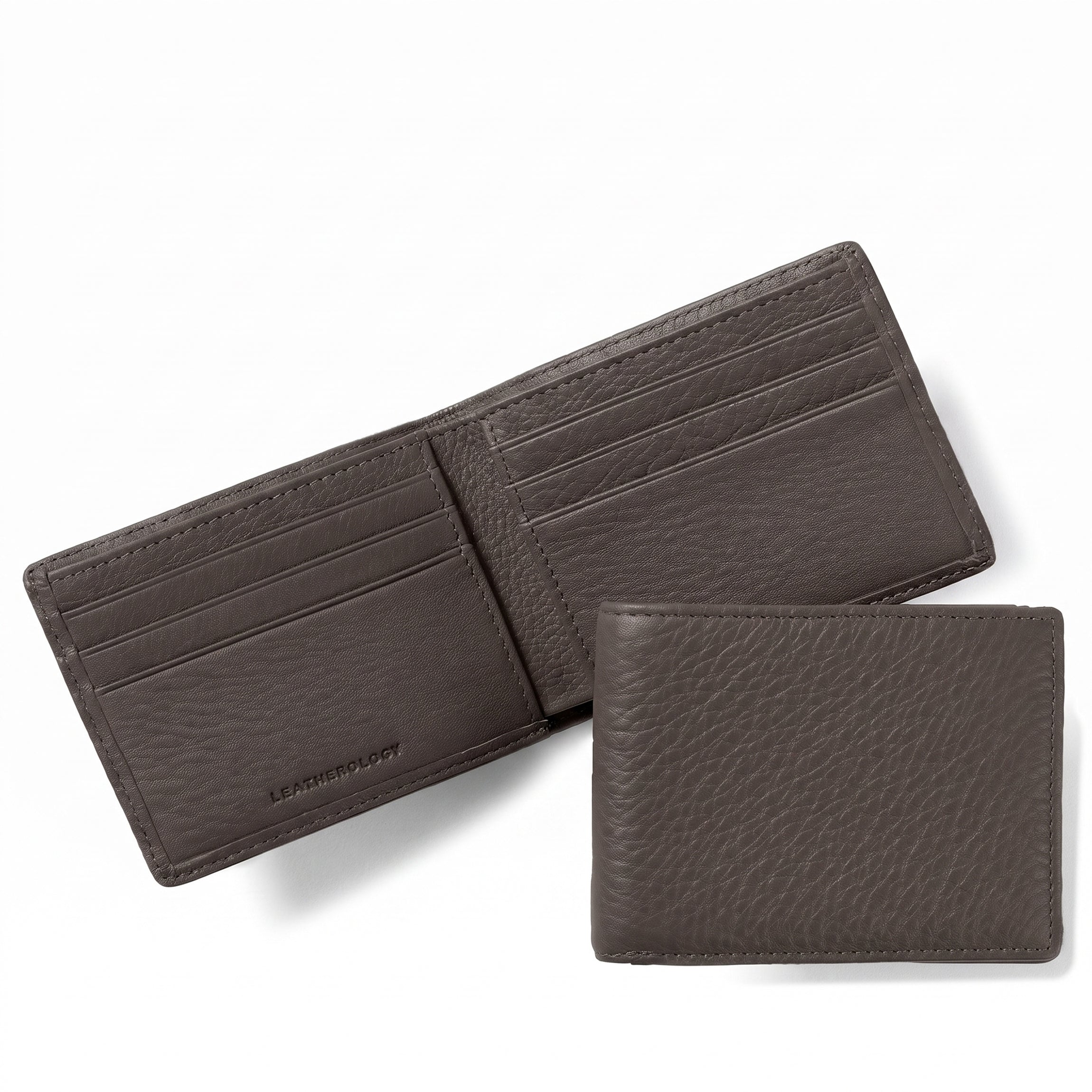 Leatherology Thin Bifold Wallet Driftwood