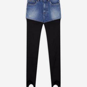 Coperni Hybrid Rib Denim Pants