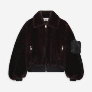Coperni Faux Fur Bomber Jacket