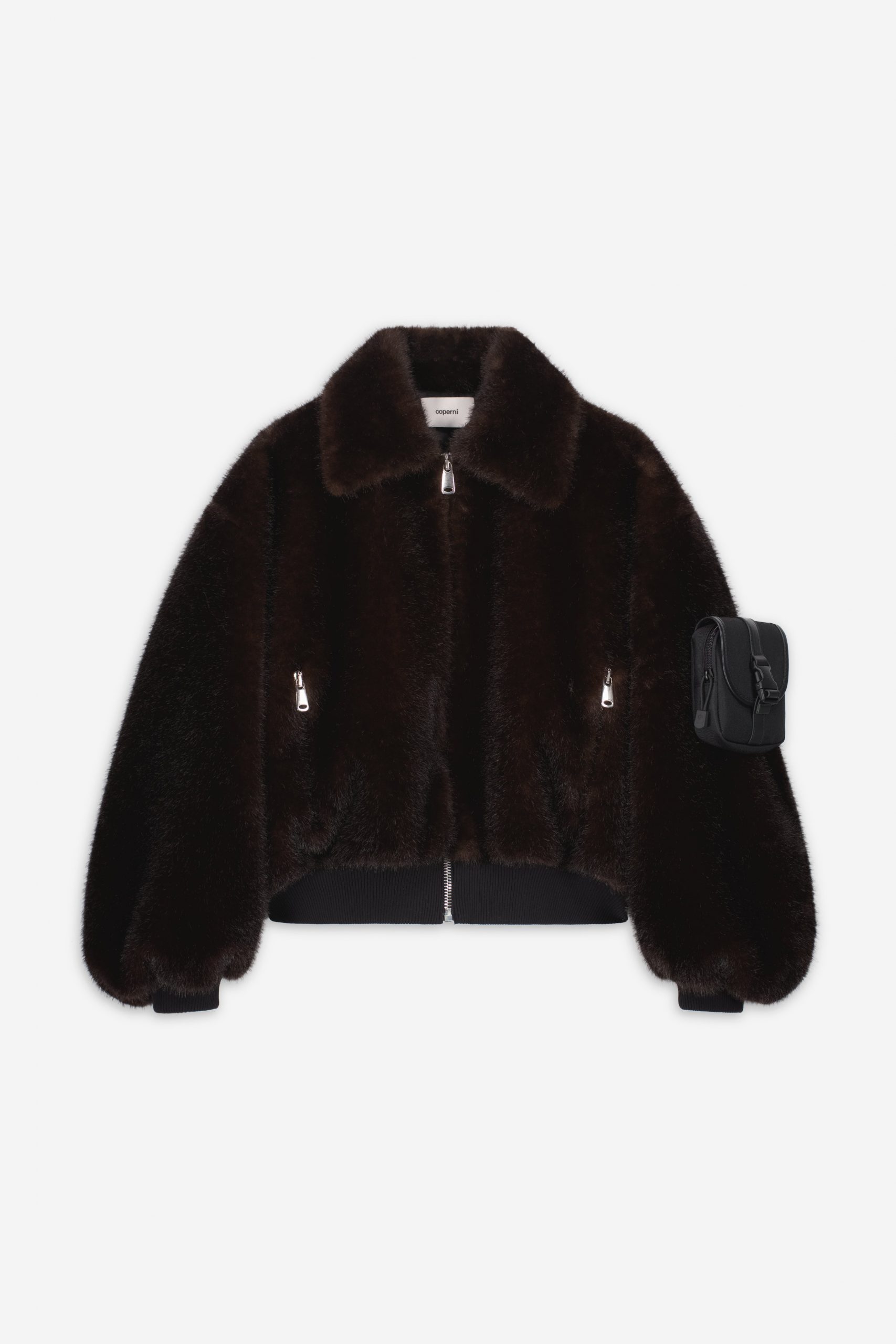 Coperni Faux Fur Bomber Jacket