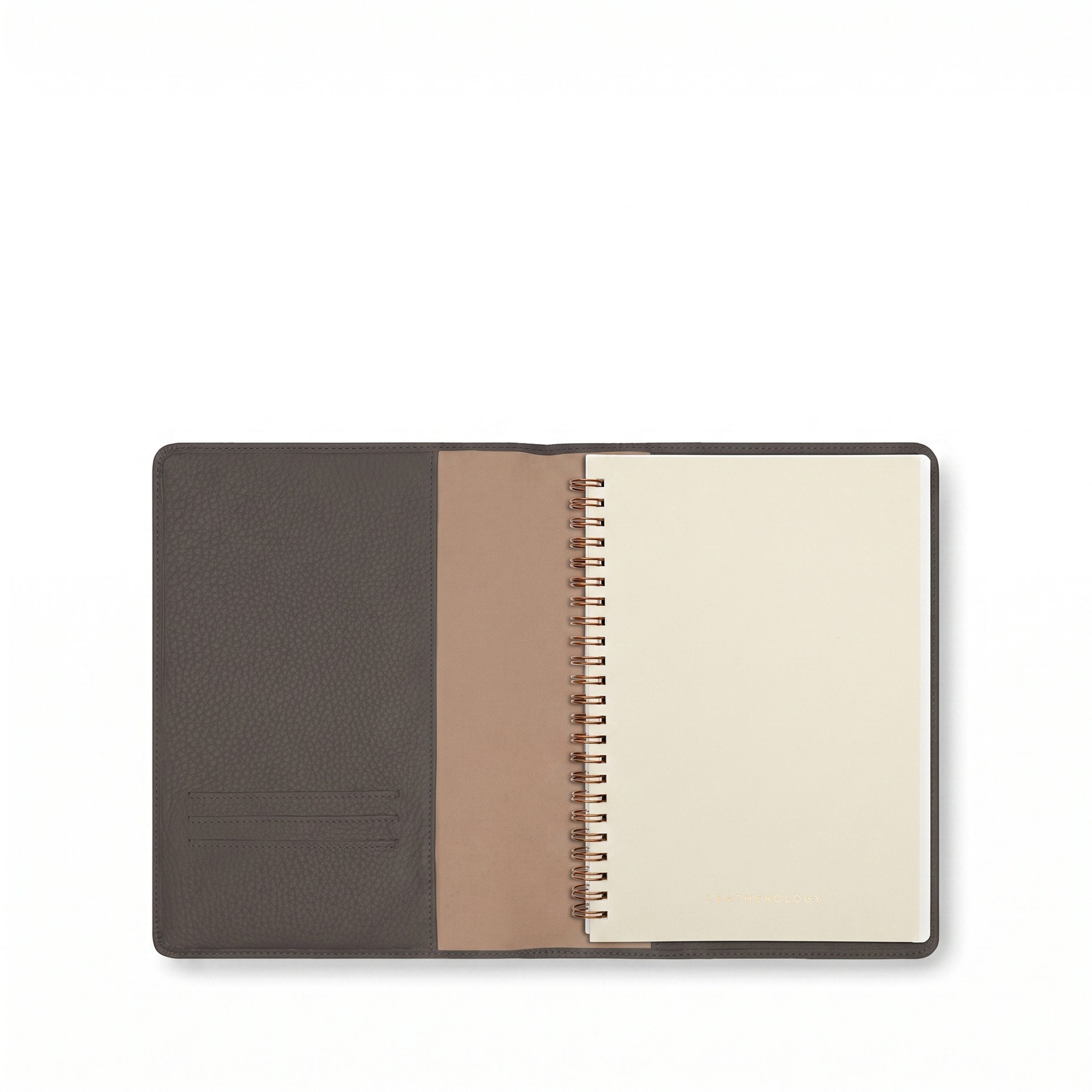 Leatherology A5 Standard Spiral Journal Driftwood