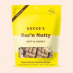 Bocce's Bakery Bac'n Nutty Soft & Chewy, 12 oz.