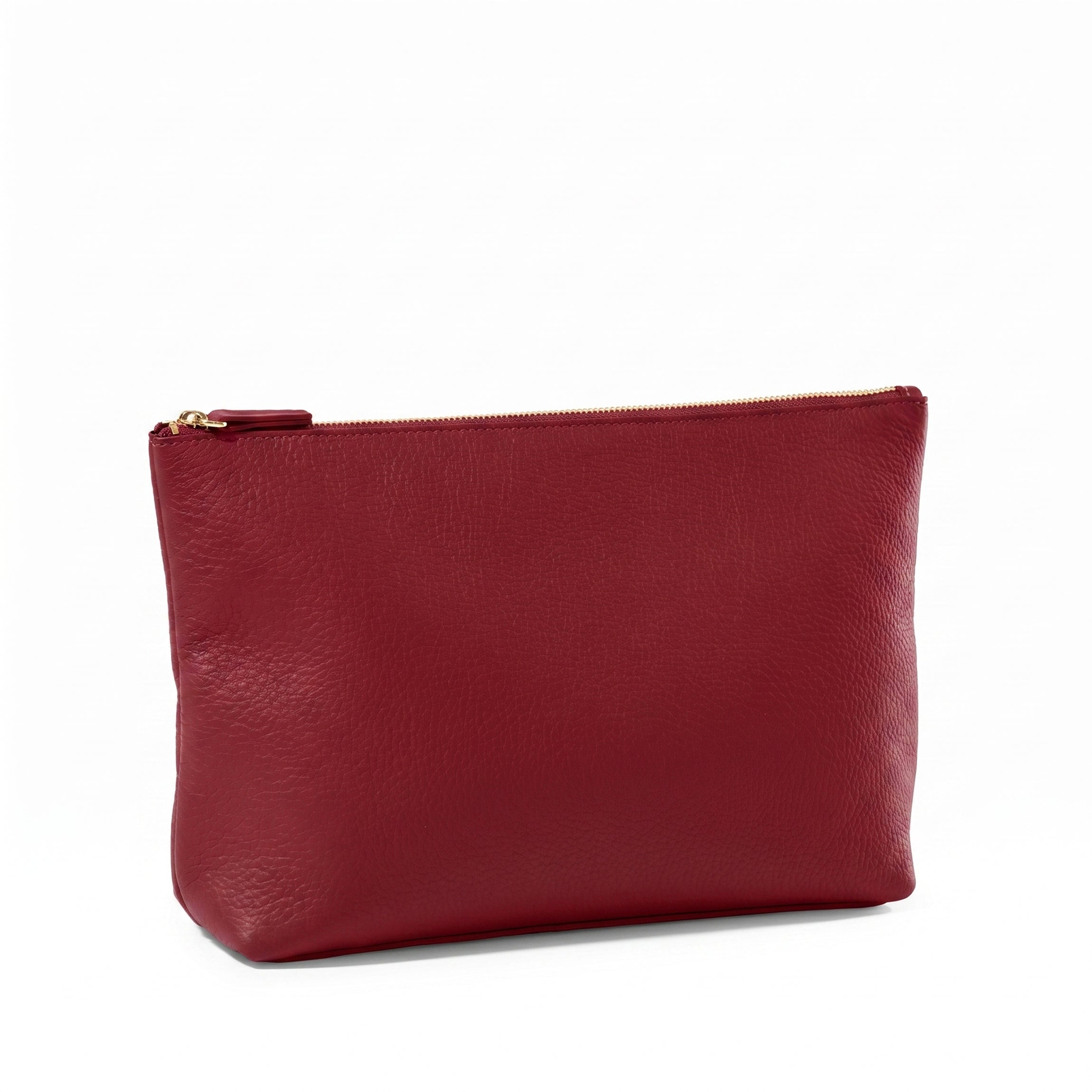 Leatherology Large Accessories Pouch Garnet Red