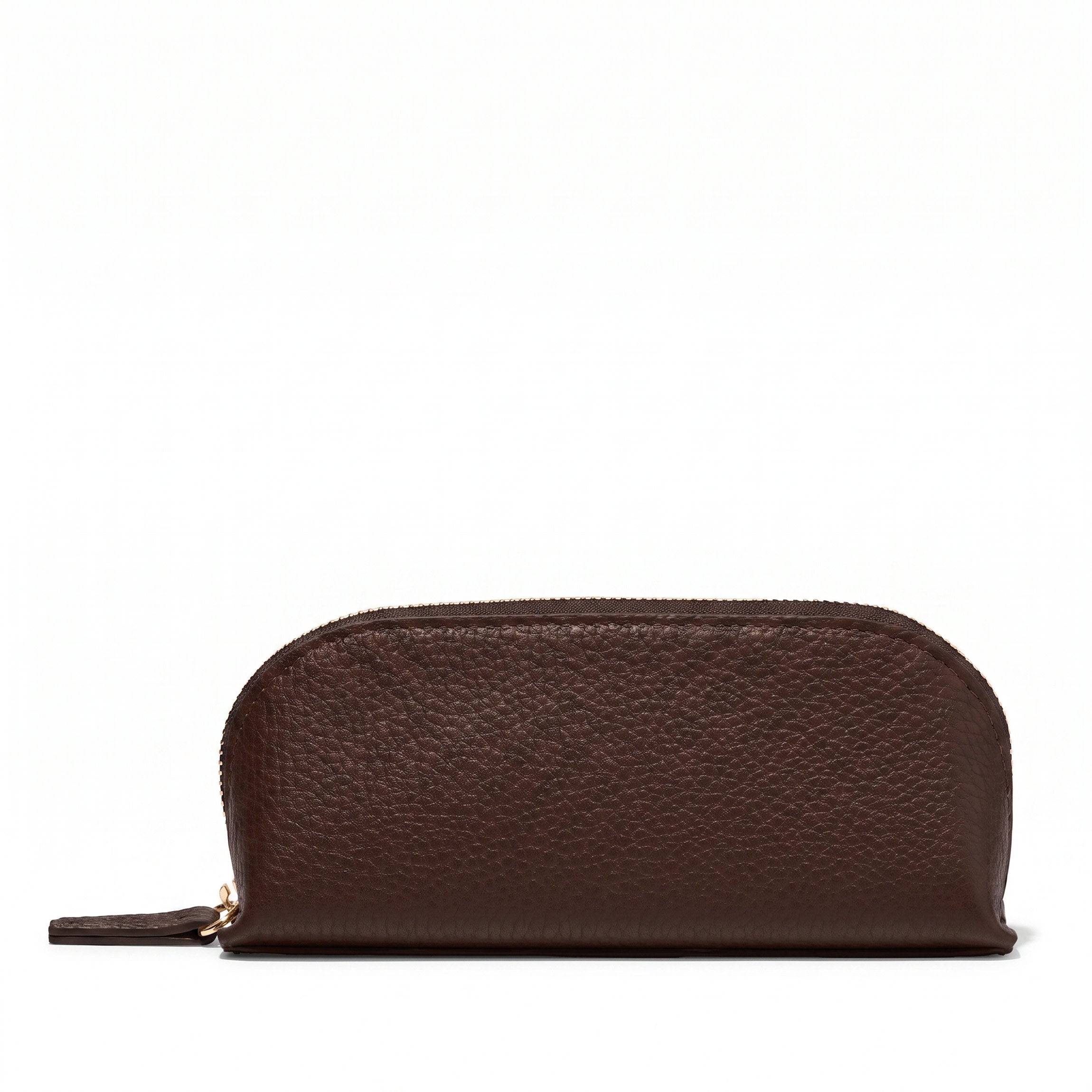 Leatherology Travel Makeup Pouch Umber