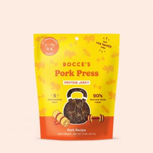 Bocce's Bakery Pork Press Protein Jerky Cuts