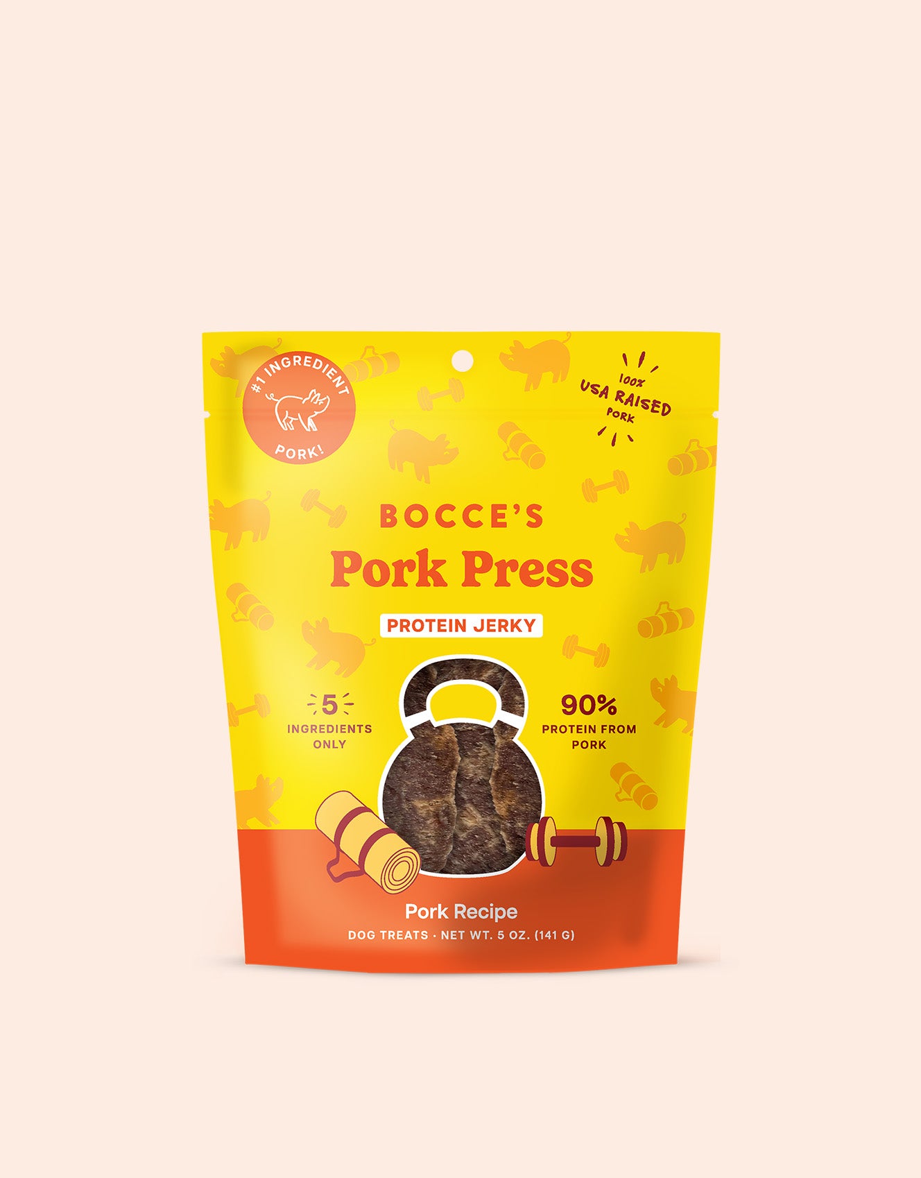Bocce's Bakery Pork Press Protein Jerky Cuts